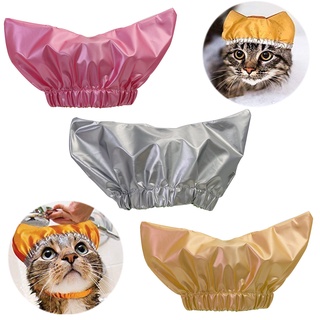 【萌趣寵物用品】寵物用品貓用淋浴帽 貓咪防水帽 狗狗淋浴帽Shower cap for cat