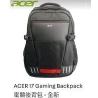 Acer 17 gaming backpack 後背包