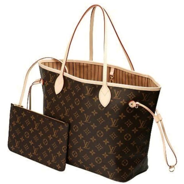 可分期全新正品專櫃購買手提包lv M 經典新款monogram 花紋neverfull Mm子母包 蝦皮購物