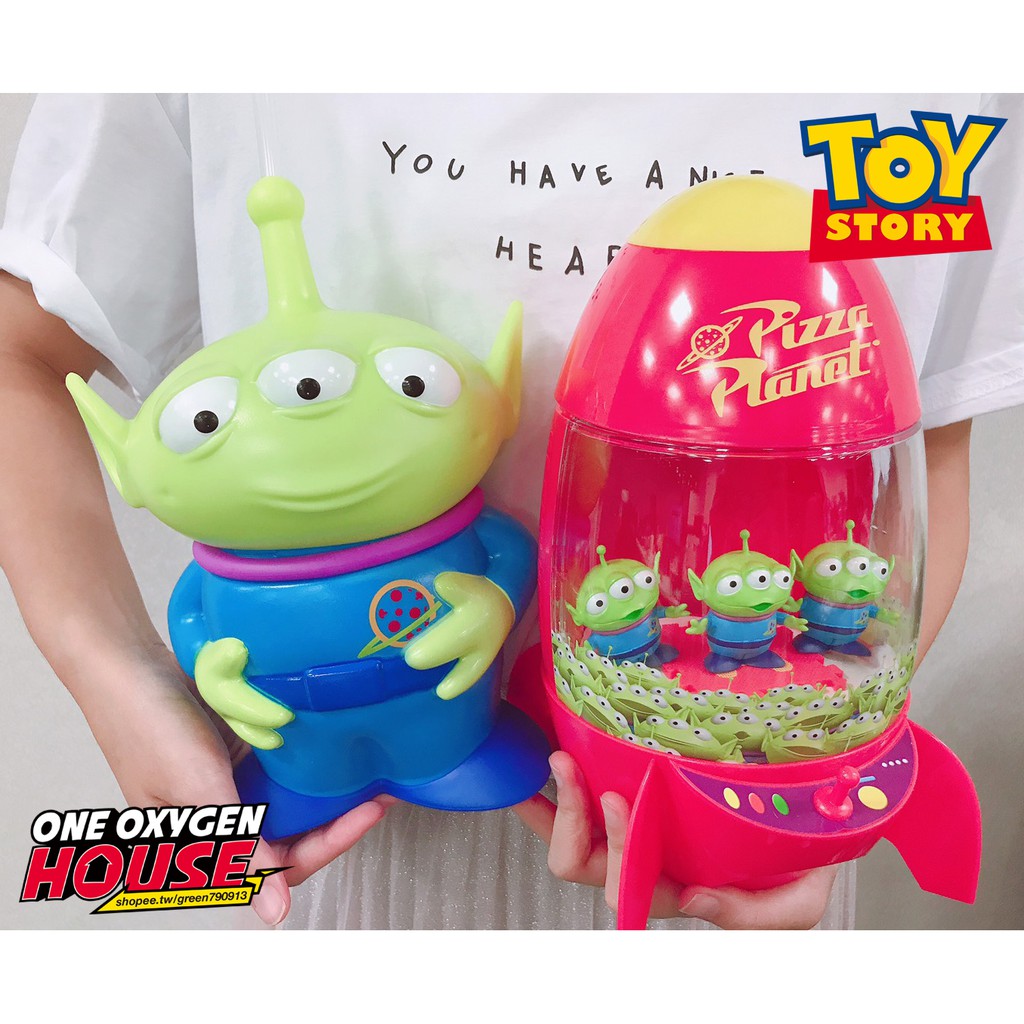 迪士尼toy Story 三眼怪水杯火箭威秀爆米花桶水壺杯子電影周邊玩具公仔華納威秀玩具總動員4 蝦皮購物