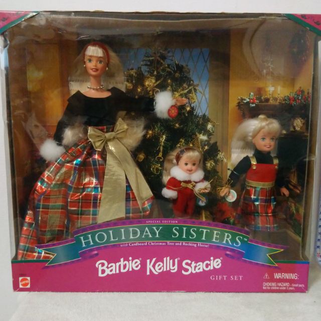 barbie holiday sisters gift set