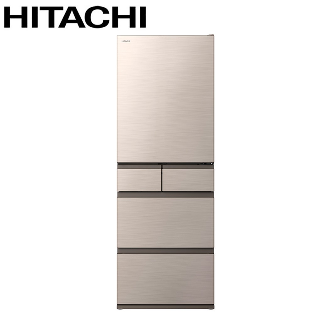 HITACHI 日立 537公升日本原裝變頻五門冰箱 RHS54TJ星燦金(CNX) 大型配送