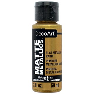 DecoArt 復古黃銅色 59 ml Matte Metallics 啞光金屬 金屬顏料 - DMMT03 (美國)