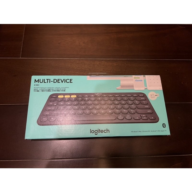 全新羅技Logitech K380 無線鍵盤 藍芽鍵盤 鍵盤 黑色 注音
