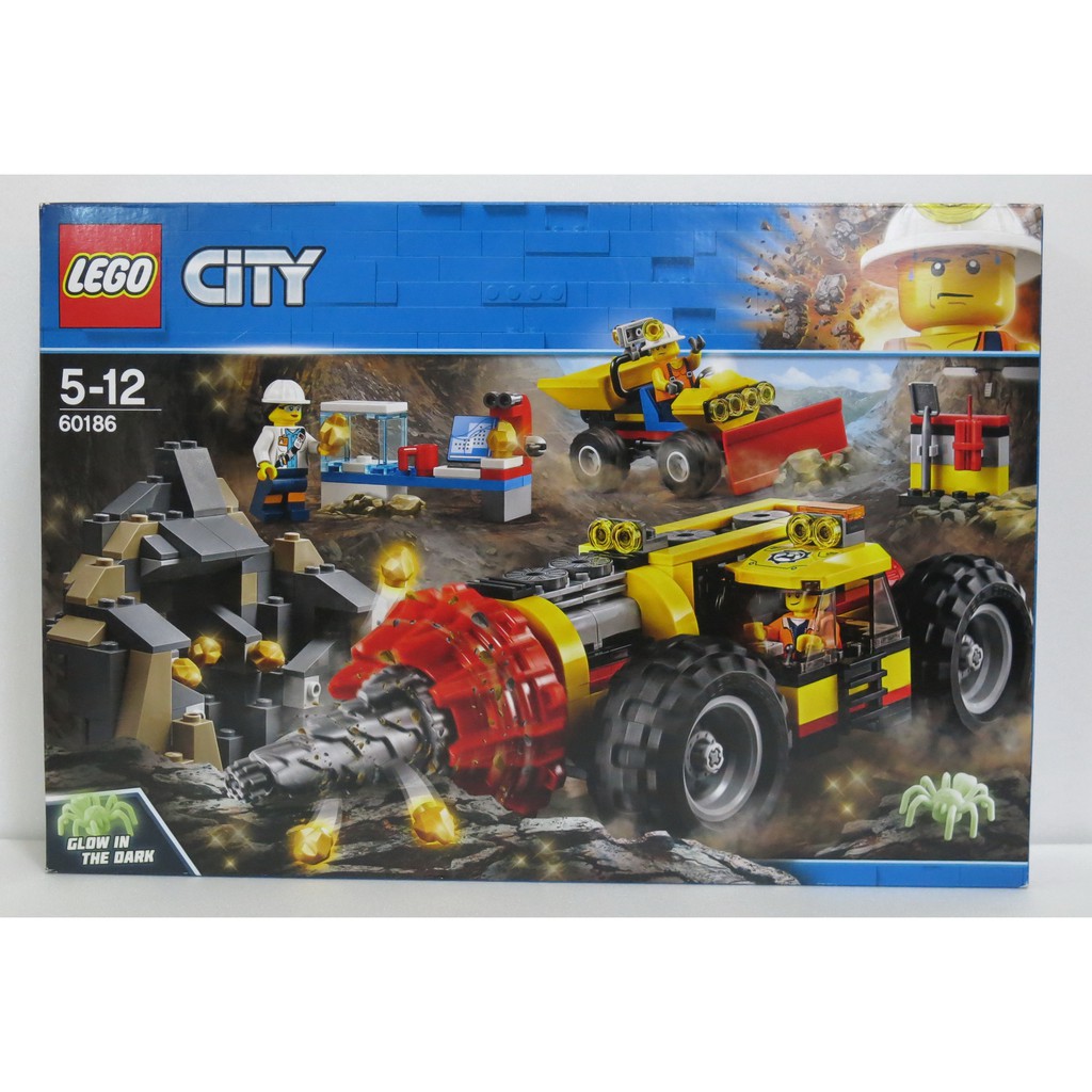 {野孩子}LEGO 樂高 City 城市系列 Mining Heavy Driller 採礦重型鑽洞機 60186