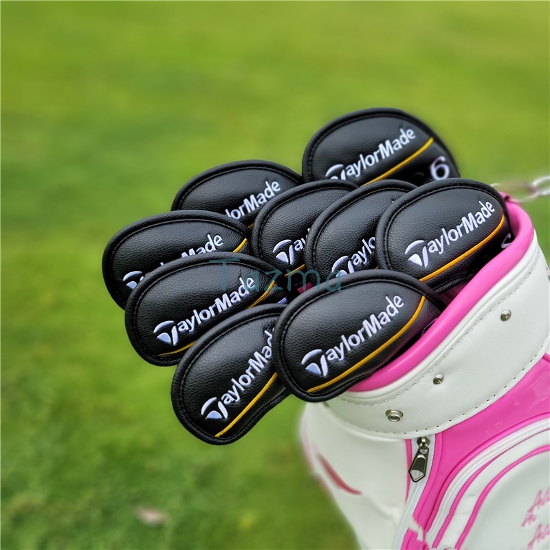 10 件/批 Taylormade 品牌高爾夫球桿鐵桿頭套(3、4、5、6、7、8、9、P、A、S)運動型高爾夫球桿配件