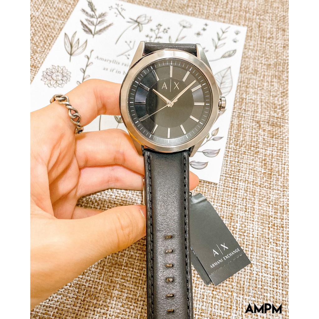 全新 現貨 ARMANI EXCHANGE AX AX2621 亞曼尼 手錶 44mm  黑皮帶 男錶女錶