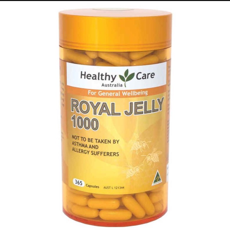 Healthy Care Royal Jelly (蜂王乳膠囊)1000mg 365顆