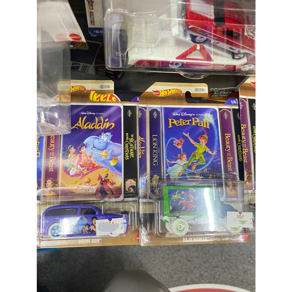 可蝦皮店到店 HOTWHEELS 風火輪 Disney 迪士尼 阿拉丁 神燈 茉莉公主 賈方