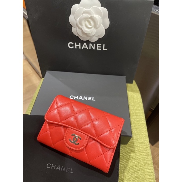 Chanel經典口蓋卡片夾/零錢包/卡包