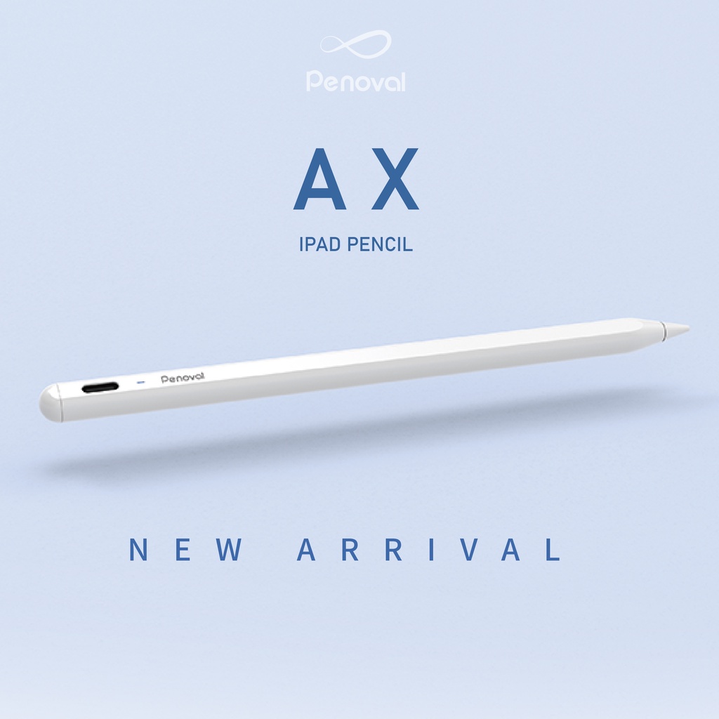 Penoval AX 筆記款 iPad Pencil 主動式觸控筆, 黑