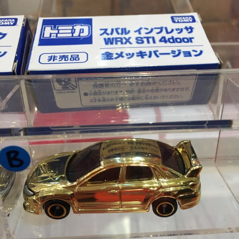 Tomica 會場限定 金色版 Subaru wrx sti 四門