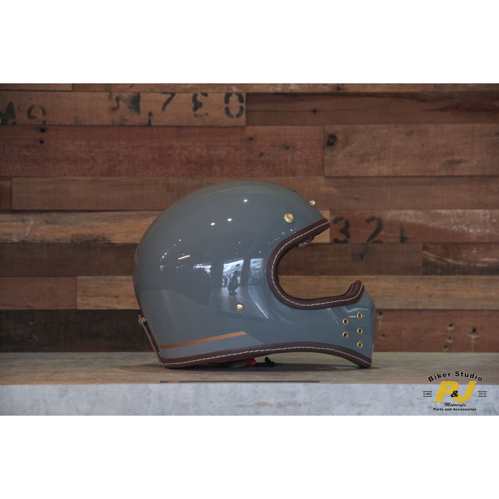 貝斯特安全屋 免運優惠 (現貨)  Feture helmet SIMON 系列 復古 山車帽 水泥藍