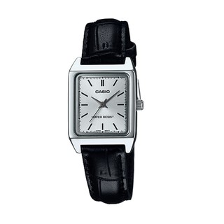 【CASIO】卡西歐真皮女錶復古小方錶LTP-V007L-7E1 生活防水 宏崑時計 臺灣卡西歐保固一年