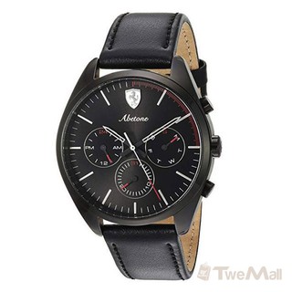 Ferrari 法拉利 男錶 手錶 真皮 錶帶 腕錶 黑 全新正品 twemall