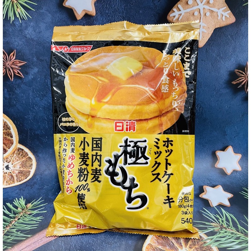 日本 日清 Nisshin 極致濃郁鬆餅粉 540g（180g*3小袋）