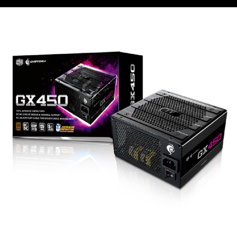 Cooler Master NEW GX 80Plus銅牌 450W 電源供應器