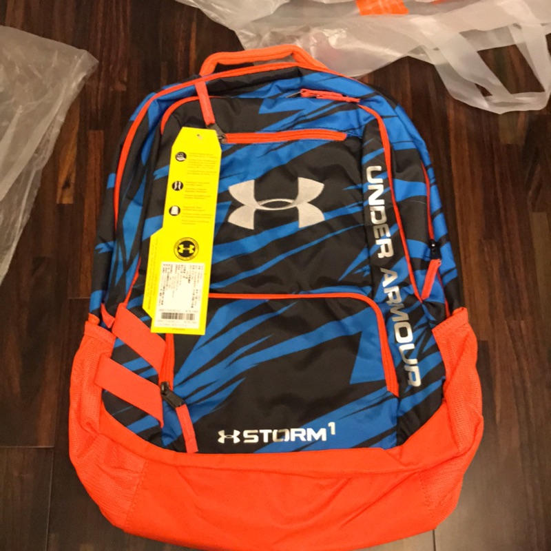 Under Armour UA 多功能後背包 電腦包 全新現貨 橘藍