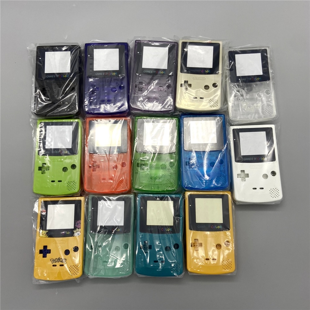 Gameboy Color GBC 遊戲機配件套件的備用外殼外殼外殼