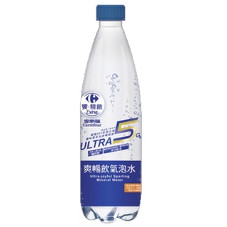 家樂福 ULTRA爽暢飲氣泡水[箱購] 500ml x 24【家樂福】