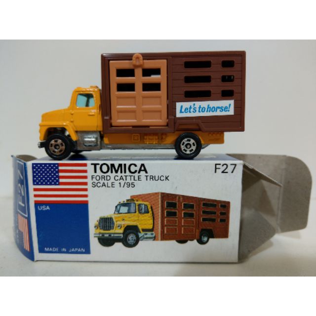 TOMY TOMICA 藍盒 日本製 F27-2 福特 載馬車