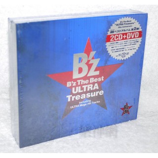 B'z (Bz) 精選輯第二彈 The Best ULTRA Treasure (日版初回2 CD+DVD限定盤)