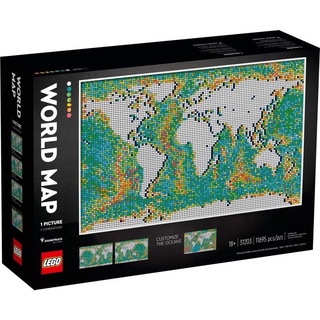 LEGO 31203 World Map 世界地圖（包膜限面交）