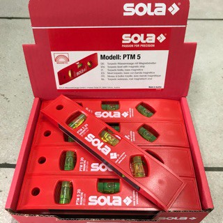 花電 SOLA 水平尺 磁性 三氣泡 20公分