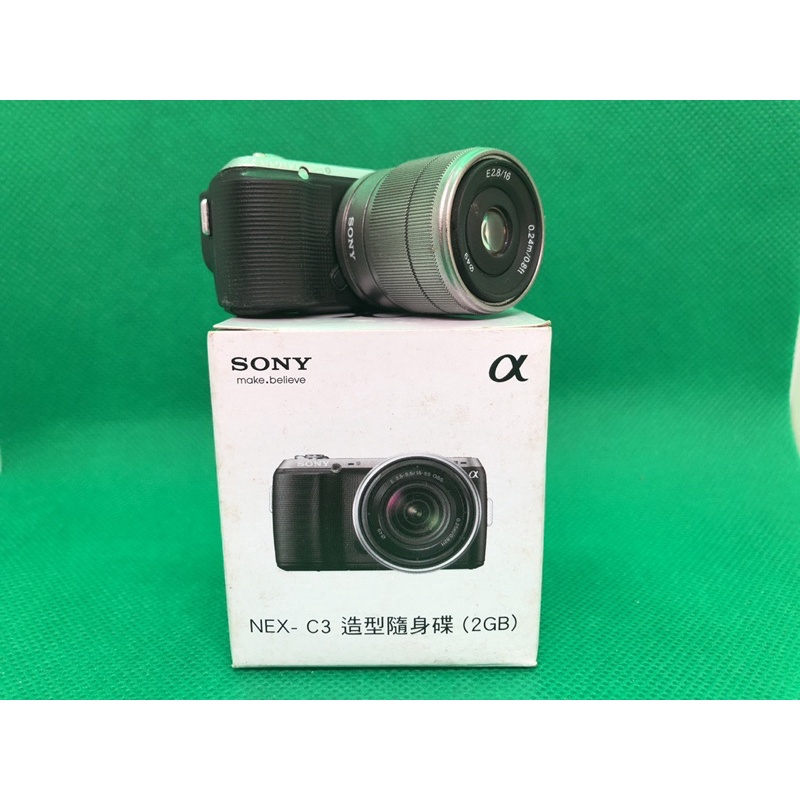 黑SONY NEX-C3相機造型隨身碟 索尼 翻轉螢幕