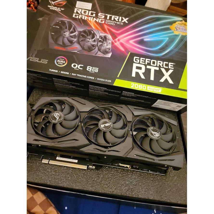 賣rog RTX 2080 SUPER-O8G-保固到2024年底