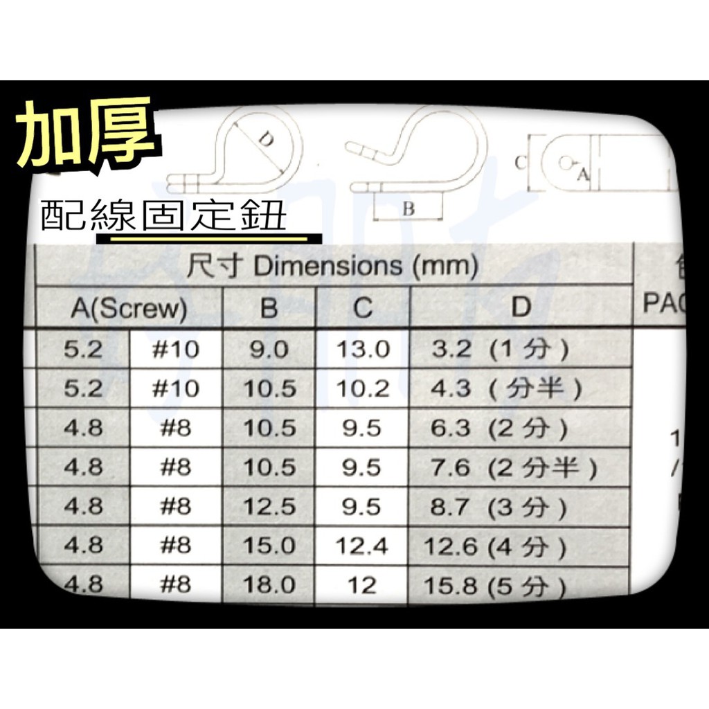 好朋友 含稅加厚配線固定鈕r型配線夾線材固定圈電線固定鈕固定夾配線固定座uc R型線夾固定環 蝦皮購物