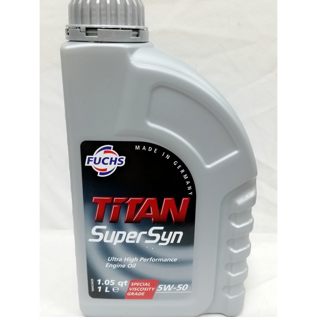 【雞仔機油】FUCHS TITAN SuperSyn 5W50 5W-50