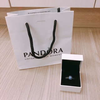 Pandora 潘朵拉 海洋之心藍色串飾 純銀墜飾 串珠