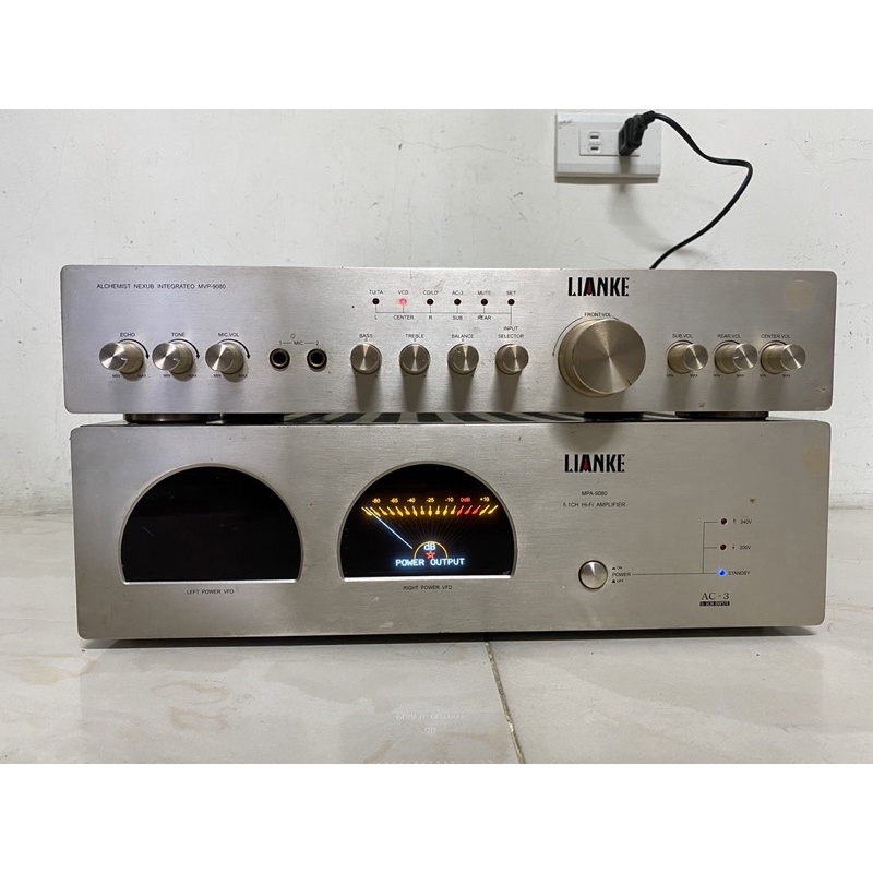 台灣製造】LIANKE MVP9080 卡拉OK擴大機 6.1前後級擴大機 內建風扇 雙變壓器