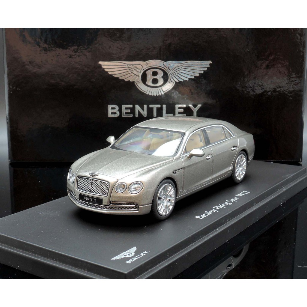【M.A.S.H】[現貨瘋狂價] Kyosho 1/43 Bentley Flying Spur W12 香檳金