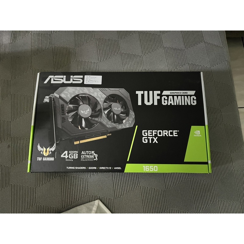 華碩 ASUS TUF GTX1650  4G 全新 未拆