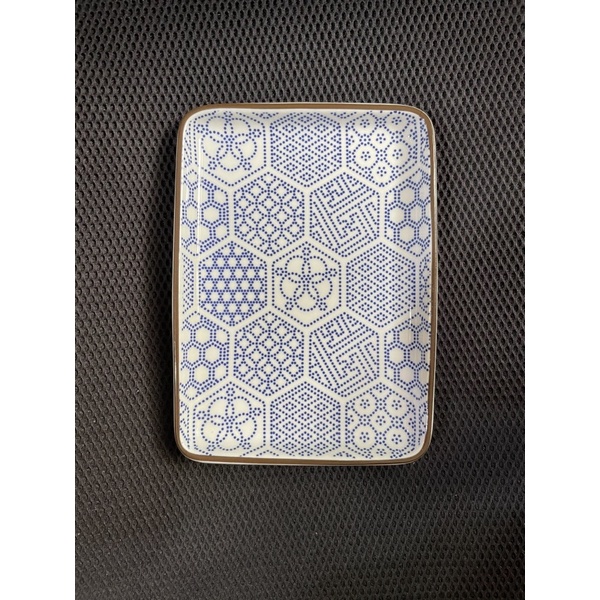 日式和風釉下陶瓷長盤