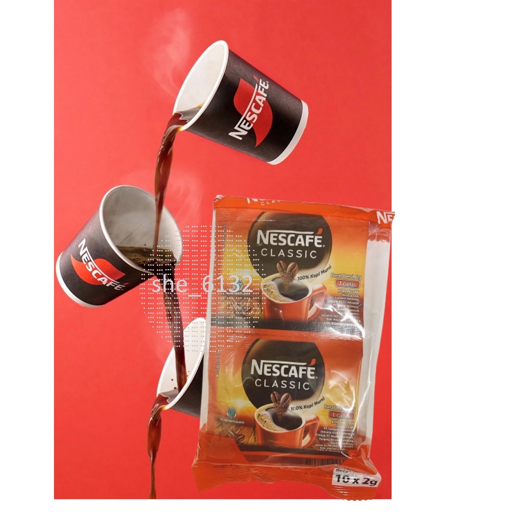 NESCAFE Classic kopi 雀巢 經典 咖啡粉 10x2g