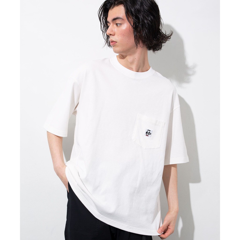 Huge 中原商圈chums 短袖t恤休閒上衣短袖上衣落肩款oversize 蝦皮購物