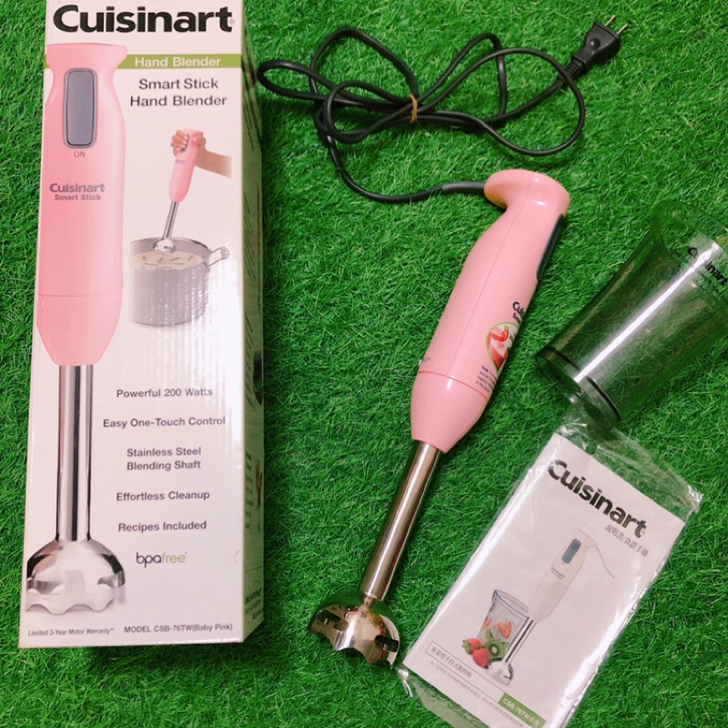 【美國Cuisinart】專業型手持式攪拌棒(粉)二手2018/08購買保固三年（已預訂）