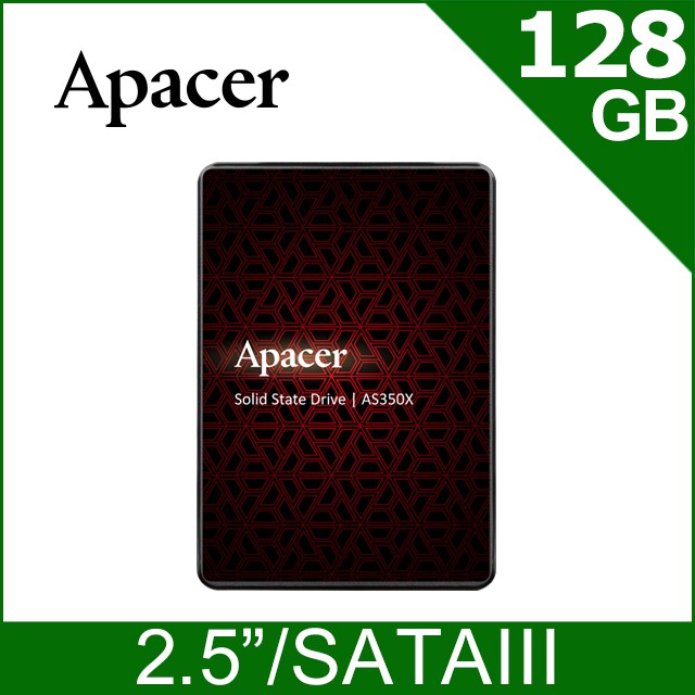 Apacer AS350X 128GB 2.5吋SSD固態硬碟