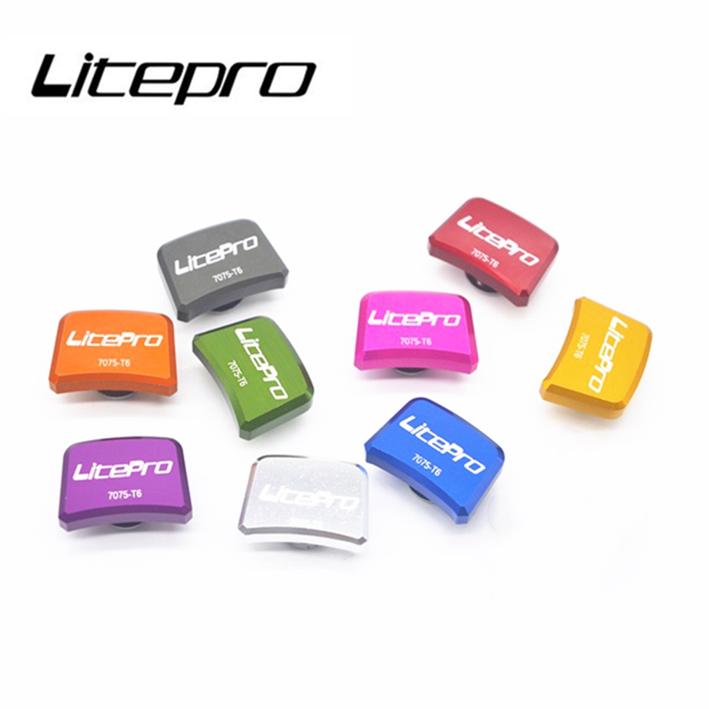 Litepro 5 件折疊自行車單鏈環釘方形曲柄自行車鋁合金 412 螺栓