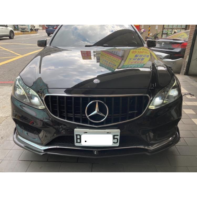 賓士 Benz W212 F款碳纖維前下巴 E200前下巴 E300碳纖前唇 E350前下巴 W212下巴