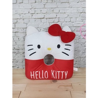 ♥小花花日本精品♥HelloKitty美樂蒂大臉造型可愛抱枕坐墊~8