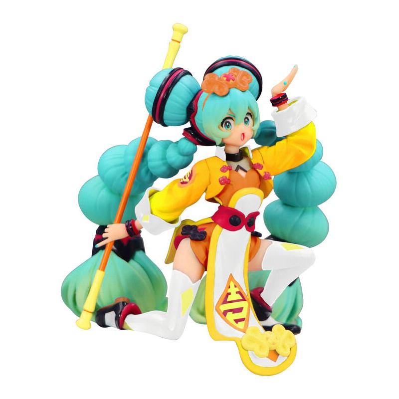 【FuRyu】預購5月 初音未來 泡麵蓋公仔 中華風Ver. 10cm 異色版 公司貨【９９模玩】