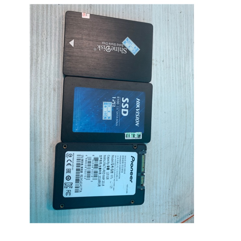 各種二手SSD 120g