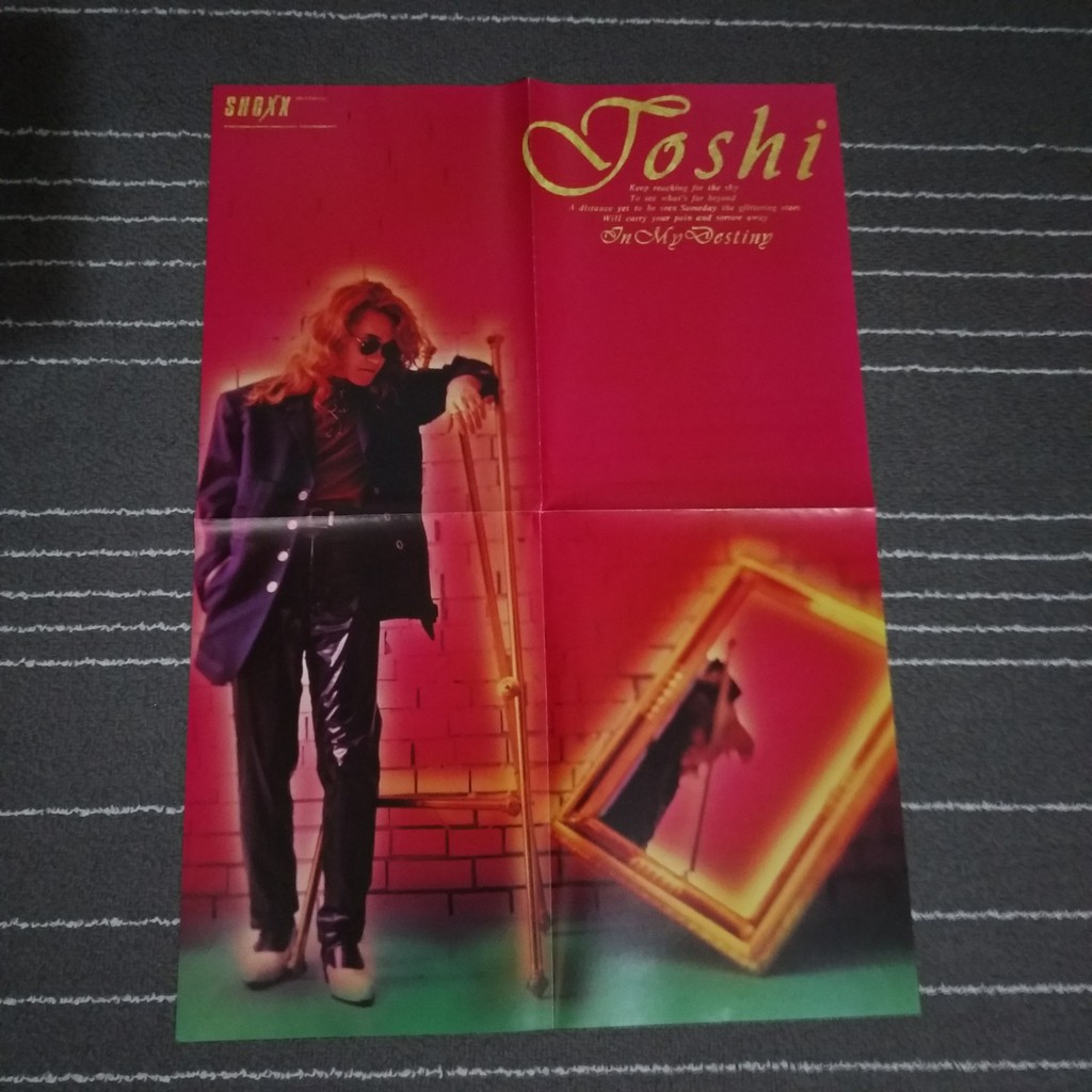 Toshi海報42x59cm Shoxx13 X Japan X Japan 蝦皮購物