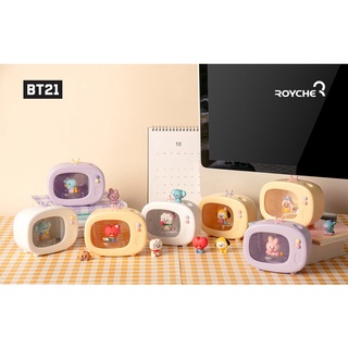 〔ALICS'S SHOP韓國代購〕BT21 LINE FRIENDS ROYCHE 寶寶 加濕器 小夜燈 電視機造型