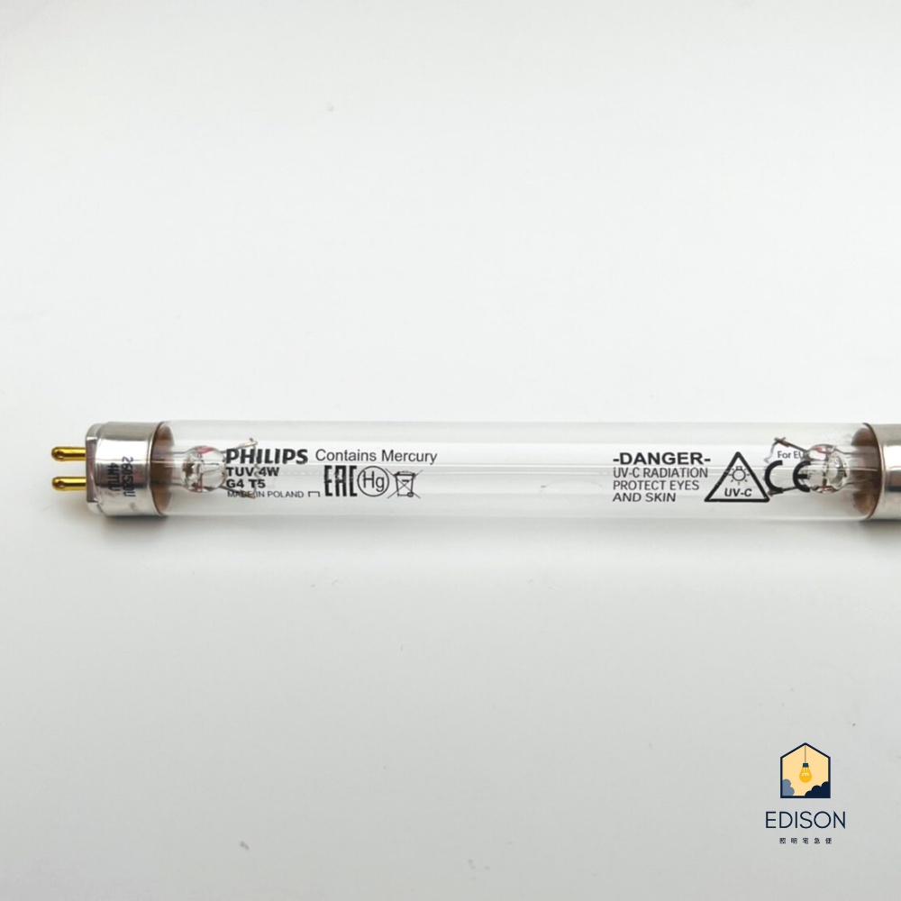 T5 Fluorescent Tubes Philips TUV 4W G4 T5 Germicidal UV Lamp - Foto 8