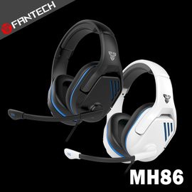 【風雅小舖】【FANTECH MH86 手機/電腦遊戲雙用耳罩式耳機】可調式頭帶/可旋轉降噪麥克風/可支援Xbox